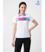 Áo thể thao nữ AC-3858-01-19 Trắng phối xanh ngọc